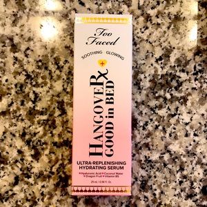 NIB Too Faced soothing glowing hangover good in bed